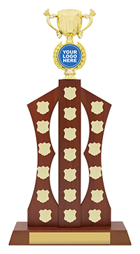 Perpetual Trophy with 19 engraving shields